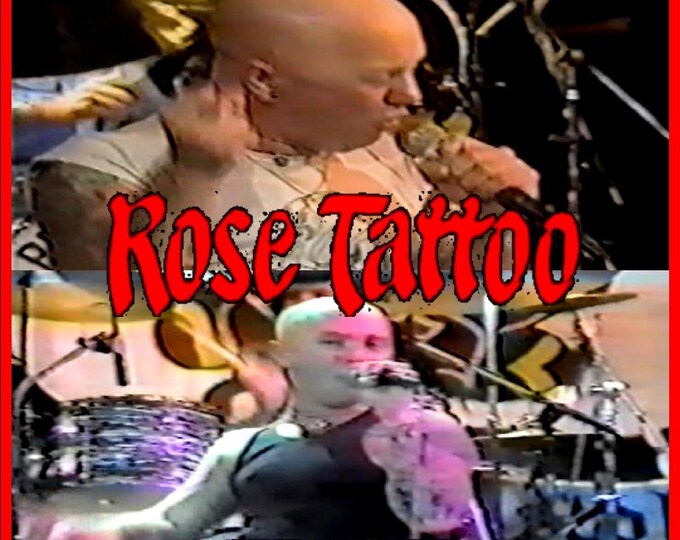 Rose Tattoo " LIVE ARCHIVE 1981 - '82 " dvd/Only For Collectors Quality 8/10