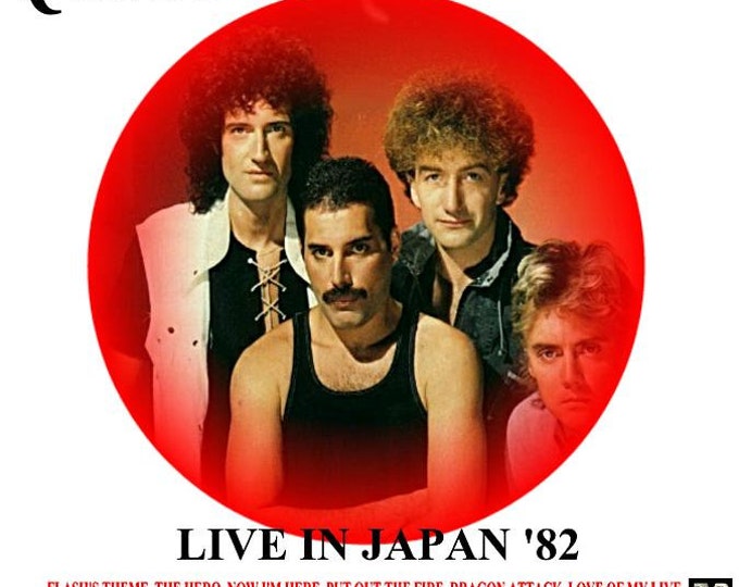 Queen " LIVE IN JAPAN '82 " dvd