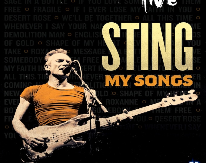 Sting " Live My Songs Tour France 2022 " dvd