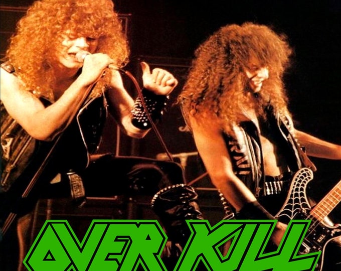 Overkill " The Early Years 1986 - '89 " dvd/Only For Collectors Quality 7.75-8.75/10