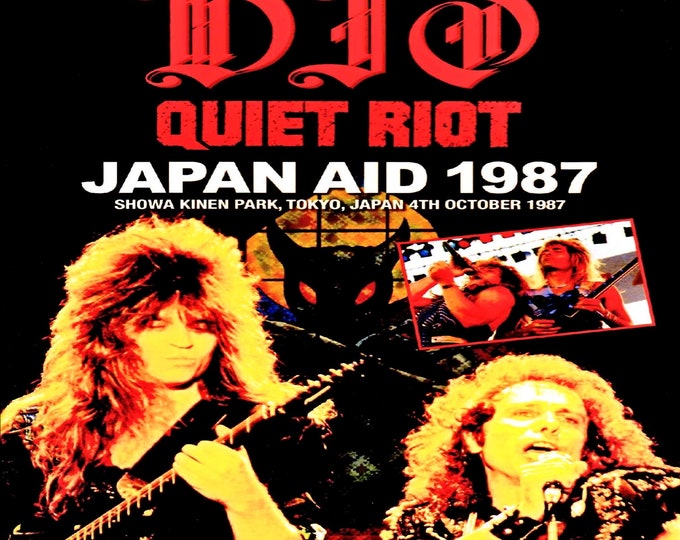 Japan Aid Fest 1987 " Dio/Quiet Riot/Kuni " dvd/Only For Collectors Quality 8/10