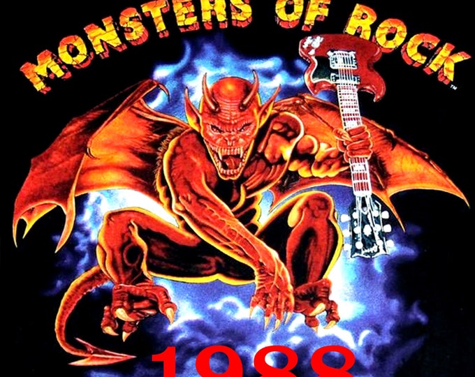 Monsters of Rock 1988 " Megadeth, Guns, Maiden, Kiss & More " dvd/Only For Collectors Quality 8/10
