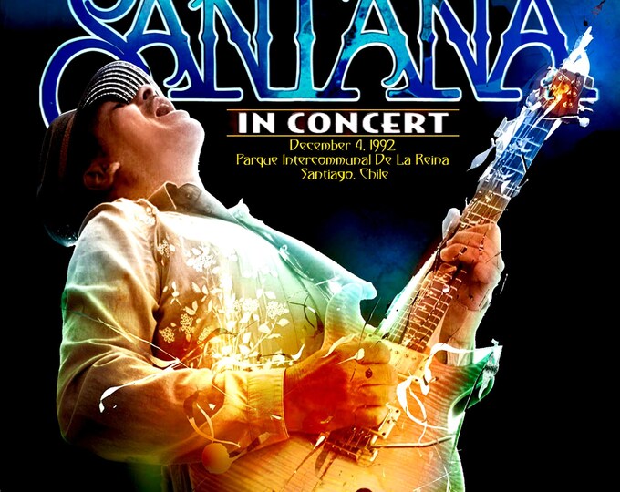 Santana " In Concert Chile 1992 " dvd/Only For Collectors Quality 8/10
