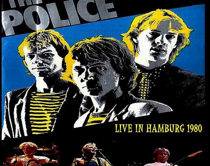 The Police " LIVE IN HAMBURG 1980 " dvd