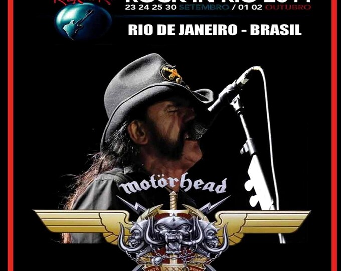 Motorhead " Live Rock in Rio 2011 " dvd