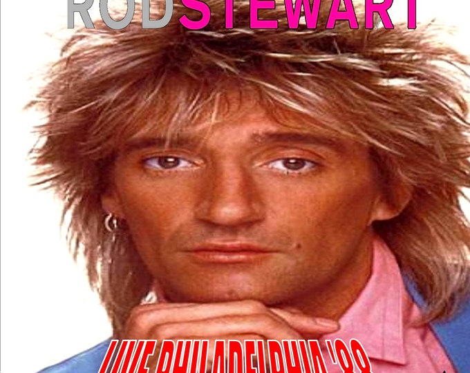 Rod Stewart " Live Philadelphia 1988 " dvd/Only For Collectors Quality 8/10