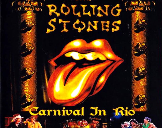 The Rolling Stones " Live in Rio 1998 " dvd