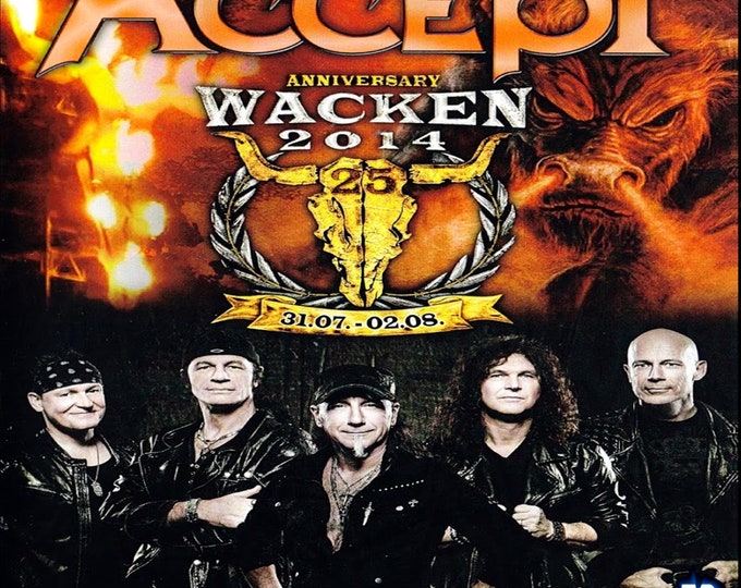 Accept " Live Wacken 2014 " dvd