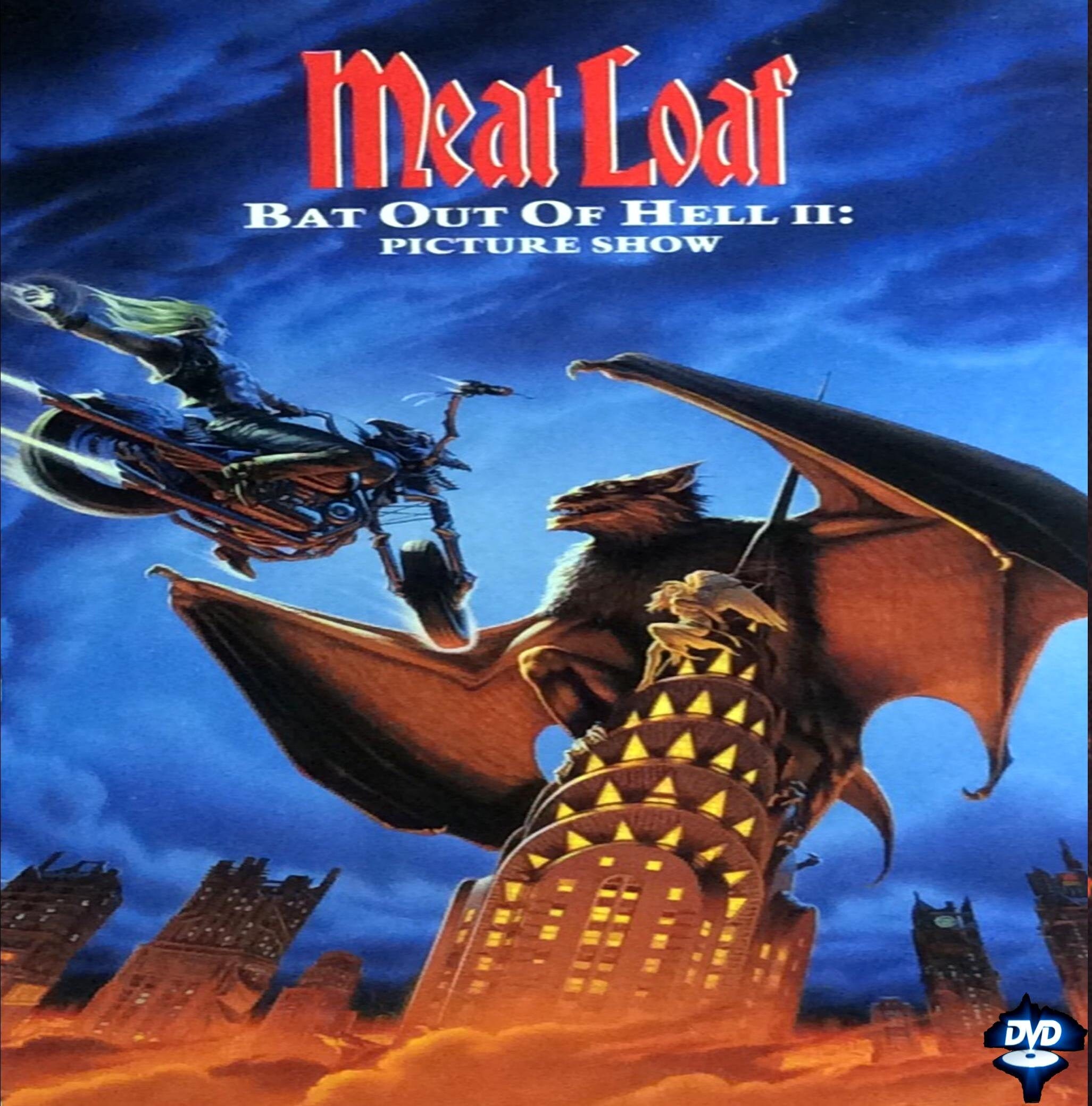 Meat Loaf BAT OUT of HELL 2 dvd