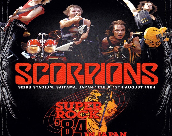Scorpions " SUPER ROCK in JAPAN 1984 " dvd