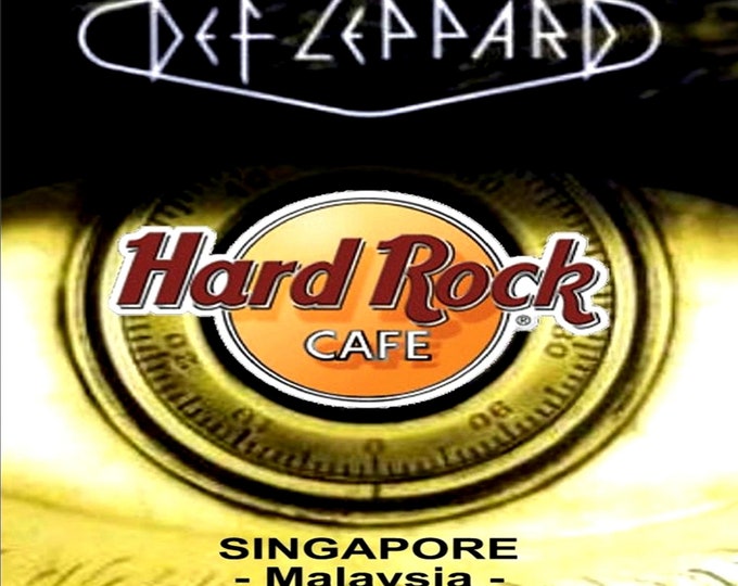 Def Leppard " Live Hard Rock Cafe Singapore 1995 " dvd/Only For Collectors Quality 7/10