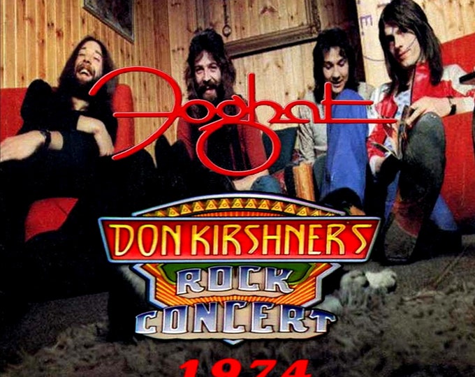 Foghat " Don Kirshner's Rock Concert 1974 " dvd/Only For Collectors Quality 8/10