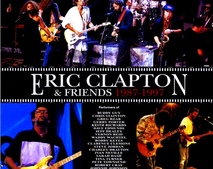 Eric Clapton " Live With Friends Archive 1987 - 1997 " dvd/Only For Collectors Quality 8/10