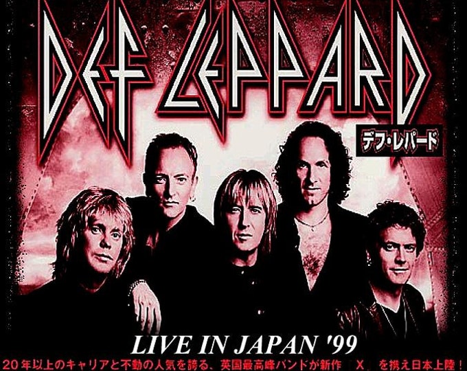 Def Leppard " LIVE IN JAPAN 1999 " dvd
