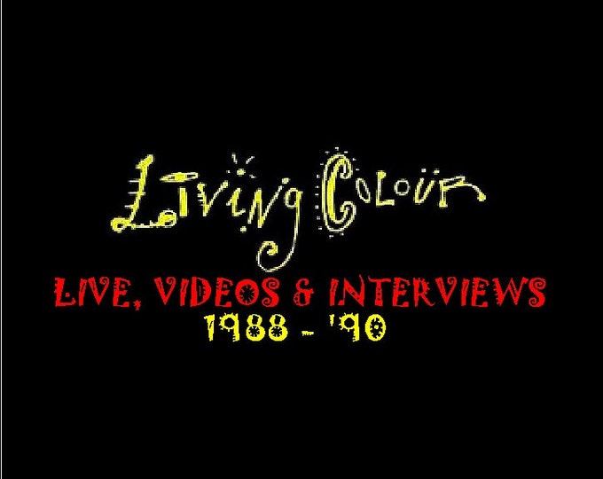 Living Colour " LIVE, VIDEOS & INTERVIEWS " dvd