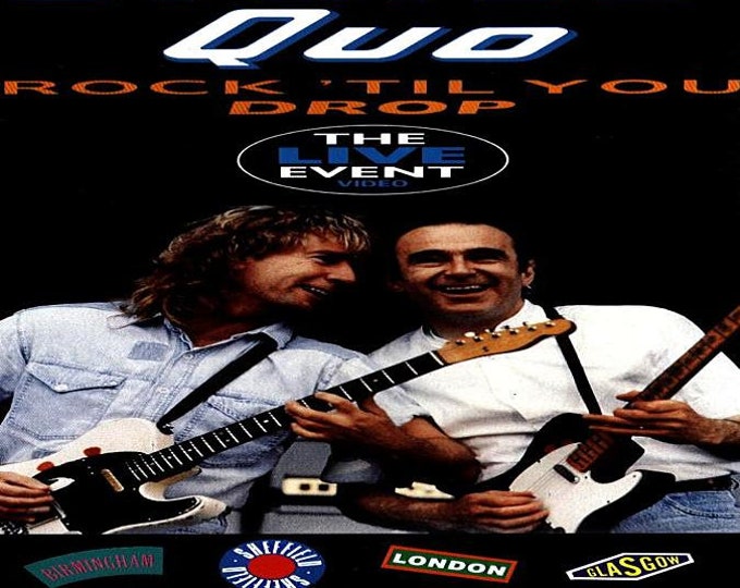 Status Quo " Rock 'Til You Drop 1991 " dvd