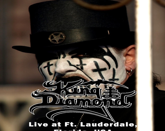 King Diamond " Live Florida 2000 " dvd/Only For Collectors Quality 8/10