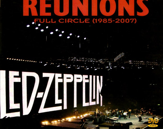 Led Zeppelin " The Reunion Archives 1985 - 2007 " dvd