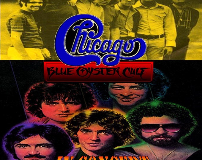 In Concert " Chicago & Blue Oyster Cult " dvd/Only For Collectors Quality 8/10