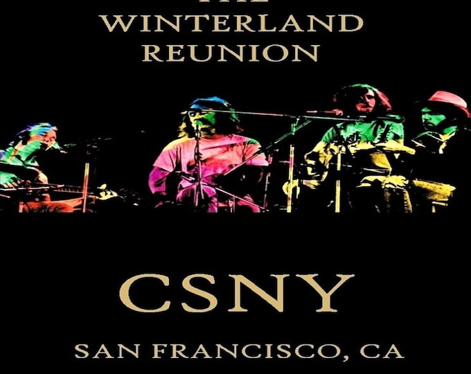 Crosby, Stills, Nash & Young " Live Winterland 1973 " dvd/Only For Collectors Quality 8/10