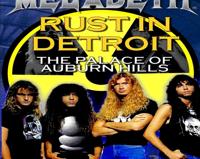 Megadeth " Live Auburn Hills 1990 " dvd