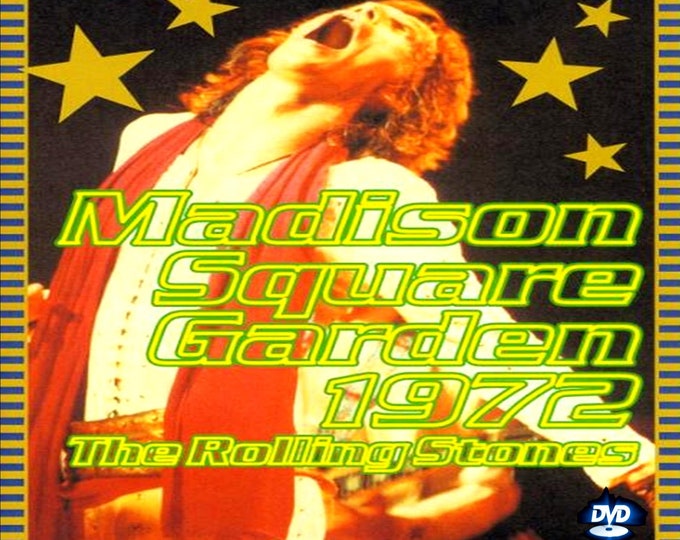 The Rolling Stones " Live Madison Square Garden 1972 " 2 dvds/Only For Collectors Quality 8/10