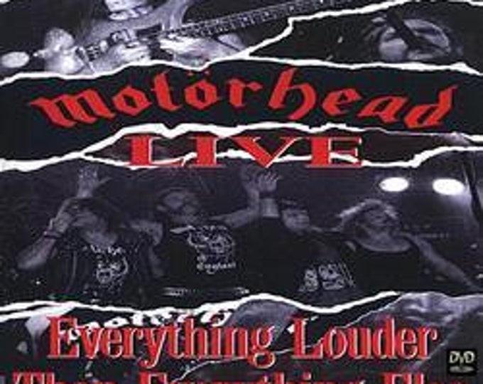 Motorhead " Everything Louder Than Everything Else " dvd