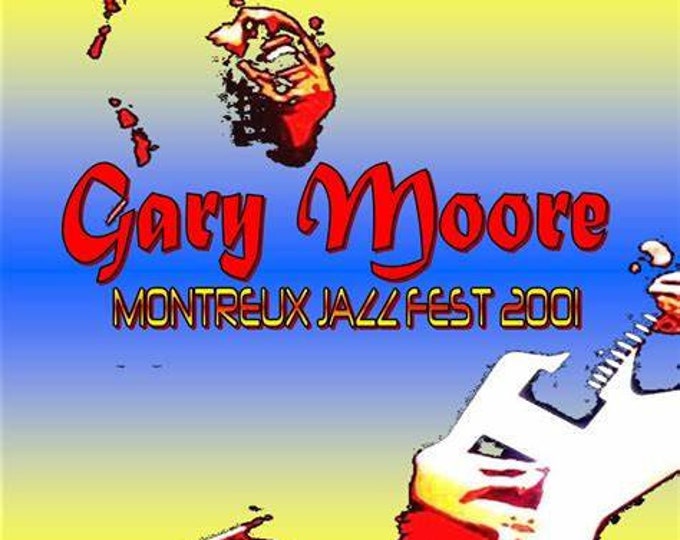 Gary Moore " Live At The Montreux Jazz Fest 2001 " dvd/Only For Collectors Quality 8/10