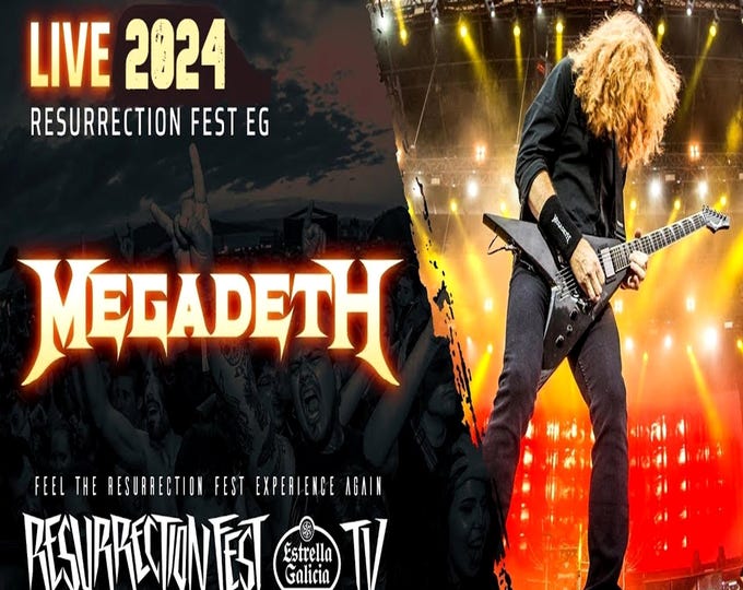 Megadeth " Live Resurrection Fest 2024 " dvd