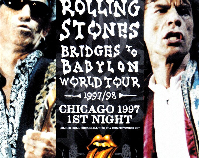 The Rolling Stones " Live in Chicago 1997 " dvd