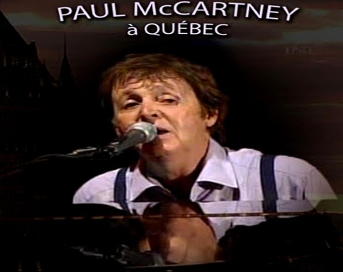 Paul McCartney " Live in Quebec 2008 " dvd