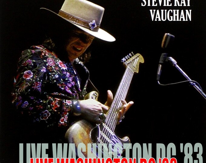 Stevie Ray Vaughan " Live Washington DC 1983 " dvd/Only For Collectors Quality 8/10