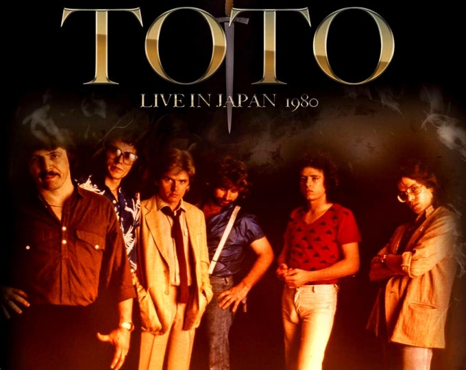 Toto " Live in Tokyo 1980 " dvd/Only For Collectors Quality 8/10