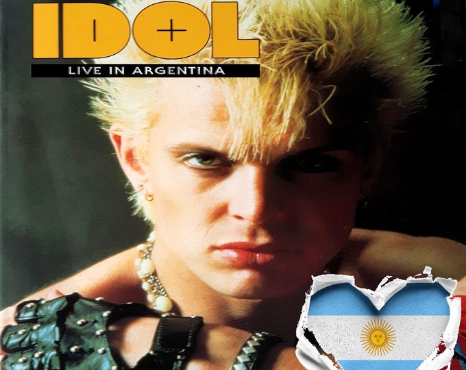 Billy Idol " Live in Argentina 1991 " dvd/ Only For Collectors Quality 8/10