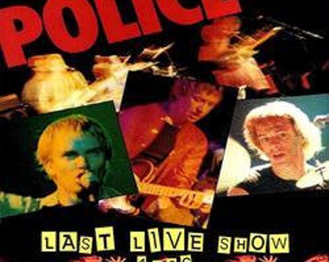 The Police " LAST LIVE SHOW 1986 " dvd