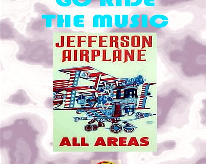 Jefferson Starship "  Go Ride The Music 1967 - 1970 " dvd/Only For Collectors Quality 8/10