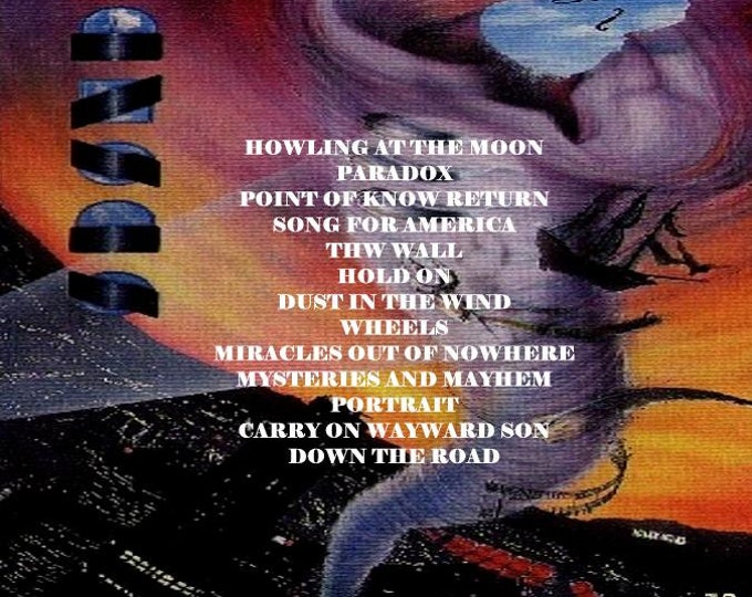 Kansas " Live At The Whiskey 1992 " dvd