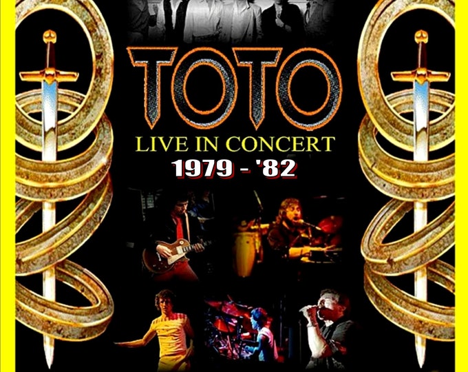 Toto " Live in Concert 1979 - '82 " 3 dvds