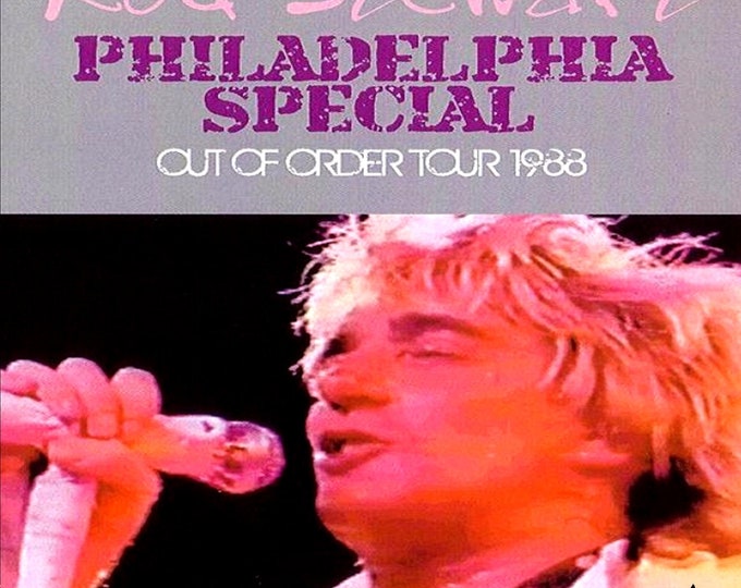Rod Stewart " Live Out of Order Tour 1988 " dvd/Only For Collectors Quality 8/10