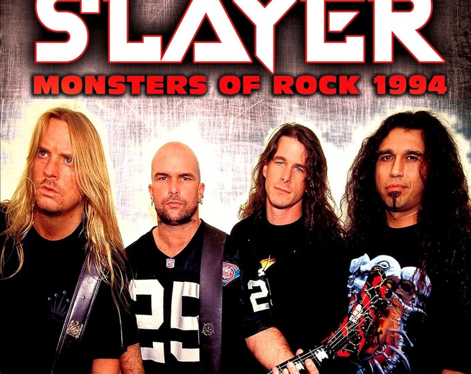 Slayer " Live Monsters of Rock 1994 " dvd/Only For Collectors Quality 8/10