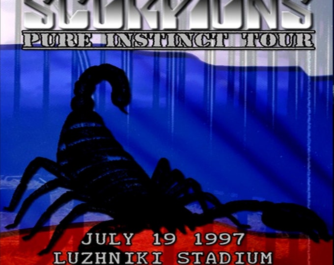 Scorpions " Live Russia 1997 " dvd/Only For Collectors Quality 8/10