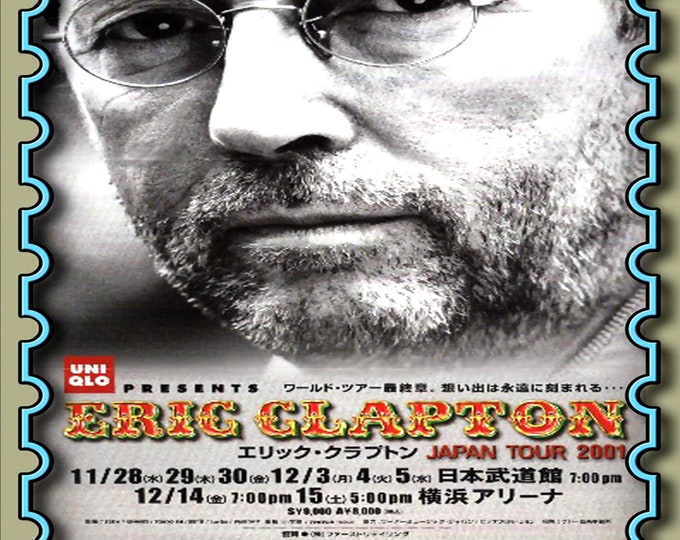 Eric Clapton " Live Japan 2001 " 2 dvds