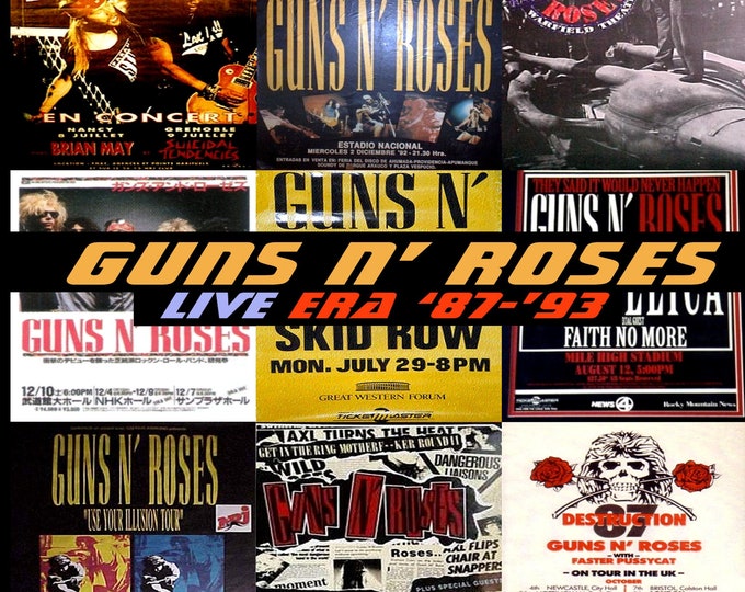 Guns N' Roses " Live Era 1987 - '93 " dvd