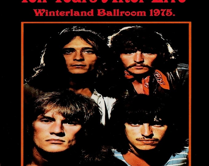 Ten Years After " Live Winterland 1975 " dvd/Only For Collectors Quality 8/10