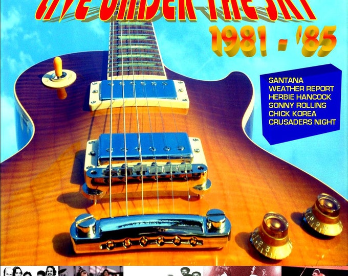Live Under The Sky 1981 - '85 " SANTANA/WEATHER & More " 2 dvds/Only For Collectors Quality 8/10