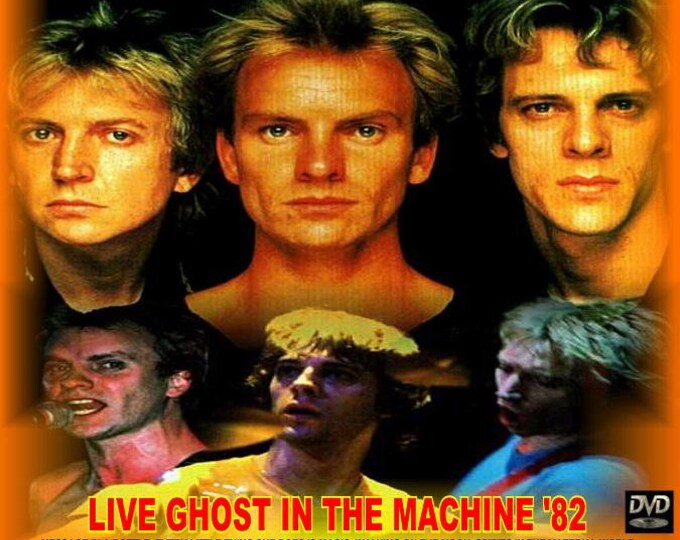 The Police " LIVE GHOST in The MACHINE 1982 " dvd