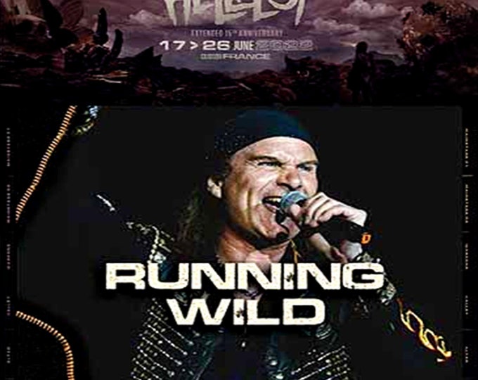 Running Wild " Live Hellfest 2022 " dvd