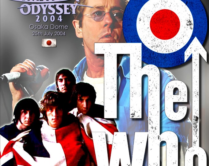 The Who " Live Osaka 2004 " dvd/Only For Collectors Quality 8/10