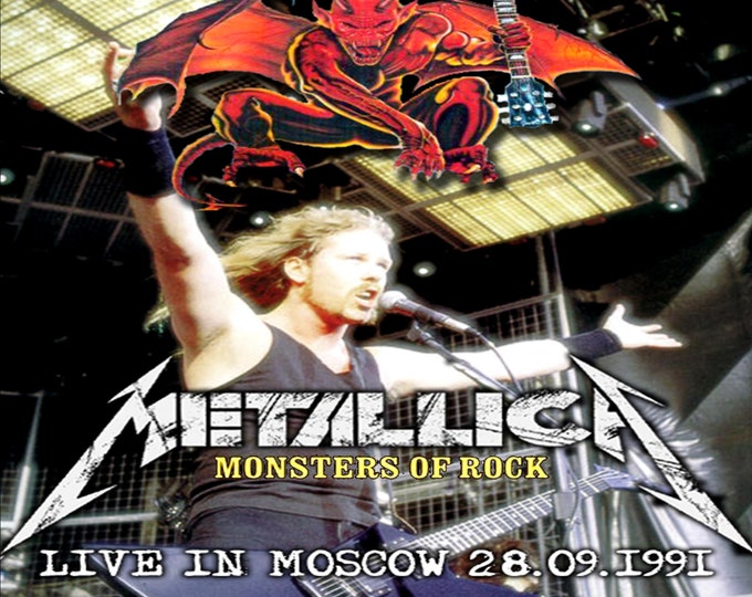 Metallica " Live Monsters of Rock Moscow 1991 " dvd/Only For Collector Quality 8/10