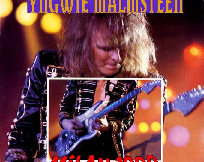 Yngwie Malmsteen " Live Milan 1992 " dvd/Only For Collectors Quality 7/10
